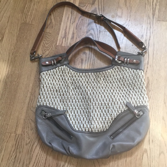 OrYany Anthro raffia  Leather Tote Regina - Picture 5 of 8
